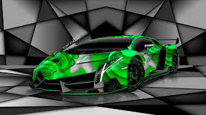 Lamborghini Veneno Green Wallpaper Free Lamborghini Veneno Lamborghini Neon Wallpaper