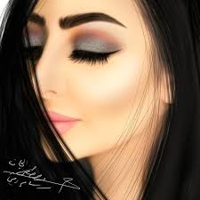 photo shared by مصطفى الجاف رسام رقمي on january 31 2019 tagging mostafa jaf image may contain 1 beauty drawings cute girl drawing beautiful girl drawing
