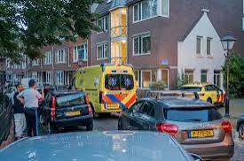 Politielint in de straat