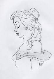 Belle Pencil Sketch By Slamboy On Deviantart Jasmine Drawing Disney Princess Drawings Princess Drawings