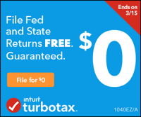 Turbotax Absolute Zero 0 Fed 0 State W E File For