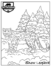 Select from 35919 printable coloring pages of cartoons, animals, nature, bible and many more. Snow Leopard Coloring Page C S W D