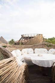 Kin Toh Restaurant A Tree House Above The Jungle In Tulum Annie Fairfax Tree House Tulum Restaurant Architecture