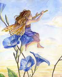Morning Glory Art Fairy Art Fantasy Art