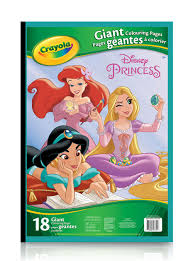 Kids will enjoy supersized coloring fun with 18 giant coloring pages that feature their favorite disney princesses. Crayola 18 Giant Colouring Pages Disney Princess Coloring Drawing Disney