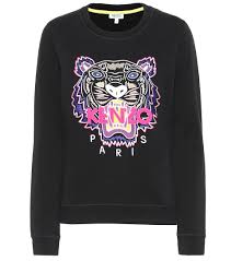 tiger logo cotton sweatshirt