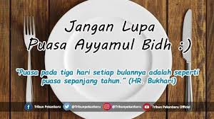 Apa hukum menggabungkan puasa syawal dan puasa ayyamul bidh (13, 14, 15 syawal atau setiap bulan hijriyah)? Puasa Ayyamul Bidh Mulai Tanggal 16 17 18 Juli 2019 Ini Niat Tata Cara Dan Keutamaannya Tribun Timur