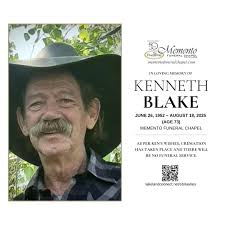 With grateful hearts for a lifetime of wonderful and treasured memories,  the family of Kenneth “Ken” Roy Blake of Fort Kent, Alberta announces his  peaceful passing