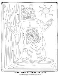 Each free printable coloring page is on us. Pacific Northwest Native American Art Coloring Pages S Mac S Place To Be