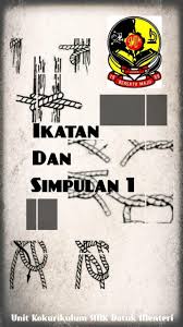 Used to join two ropes together, which may be of unequal thickness. Ikatan Dan Simpulan 1 Life Skills Quizizz