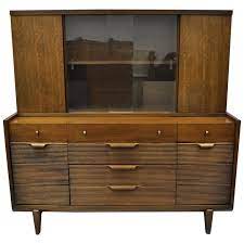 Buy china cabinet and get the best deals at the lowest prices on ebay! Vintage Mid Century Modern Walnut China Cabinet Hutch Buffet Bookcase By Century At 1stdibs