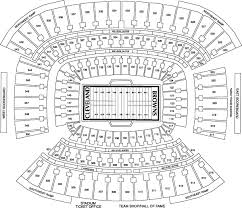 Cleveland Browns Stadium Cleveland Oh Seating Charts