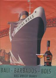 Пару постеров старой рекламы алкоголя. Ликеры Bols
