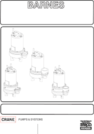 All of these barnes oil pumps have internal scavenge bypass to one scavenge outlet. 542199 2 Barnes 2sevl Sewage Pump Installation Manual