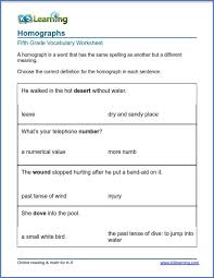 Grade 5 Vocabulary Worksheets Printable And Organized By Subject K5 Learning Vocabulary Worksheets Printable English Worksheets 5th Grade Worksheets