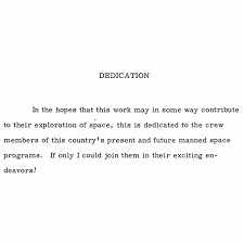 Free dedication examples of thesis papers : Mit Libraries On Twitter The Dedication From Buzz Aldrin S Phd Thesis Showed His Desire To Be Part Of A Crewed Space Mission Six Years Later He Would Walk On The Moon Read