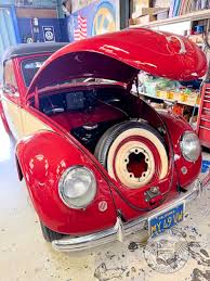 Image result for Coral Red 1949 Beetle