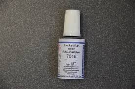 Colour sample colour ral 7016 was generated in hex as a reference to the original colour. Lackstift Ral 7016 Anthrazitgrau Matt 20ml Lanztec
