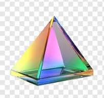 Hình ảnh Kim Tự Tháp Pha Lê Lăng Kính 3d PNG , Lăng Kính 3d ...
