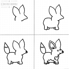 Fennec foxes weigh about 1 kilogram (or 2.2 pounds) and up to 3.3 pounds. How To Draw A Fennec Fox Instructadoodle