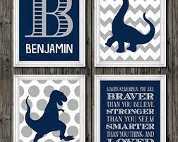 Boys Dinosaur Nursery Navy Blue And Gray Dinosaur Wall Art Dinosaurs Baby Boy T Rex Baby Art Blue Gray D Dinosaur Kids Room Art Wall Kids Dinosaur Wall Art