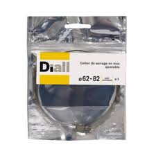 Collier De Serrage Diall Inox L8 X O62 82 Mm En 2020 Collier De Serrage Inox Et Colliers