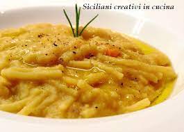 Macco Di Fave Siciliano Zuppa Di Fave Secche Recipe Italian Recipes Italian Recipes Authentic Sicilian Recipes