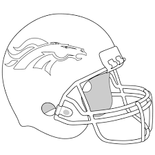 Football Helmet Coloring Pages Denver Broncos Football Coloring Pages Denver Broncos Logo Broncos Logo