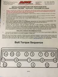 Arp Main Stud Instructions The Truck Stop