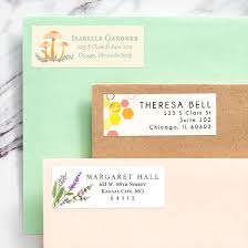 To address wedding invitations, place families and couples on the same envelope and invite single guests separately. Personalized Return Address Labels Paper Source