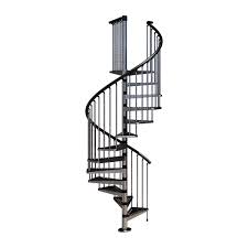 Scopri le scale da esterno di fontanot shop. Scala A Chiocciola Per Esterno Round Zink O 140 Cm 13 Gradini In Acciaio Zincato Bricoman