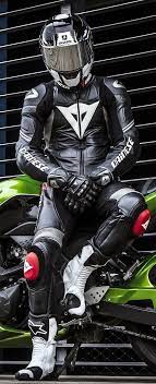Pin By William On Motorbikers Real Leather Jacket Bike Photoshoot Motorcycle Suit