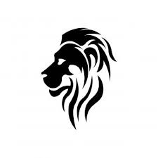 Lion Head Wild Cat Face Graphic Sign Strong Power Concept Symbol Design Element Lion King Cat Face Symbol Design Wild Cats