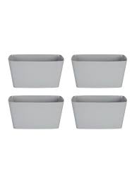 Choose from contactless same day delivery, drive up and more. Wham Set Of 4 Grey 30cm Rectangular Studio Planter Covers Littlewoods Com