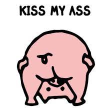 Kiss my ass pig pink gift' Mug | Spreadshirt