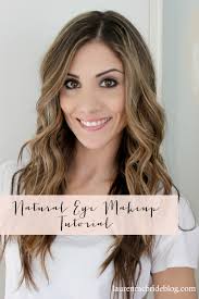 natural eye makeup tutorial lauren