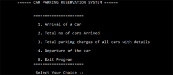 Car parking reservation system source code android. Car Parking Reservation System In C With Source Code Source Code Projects