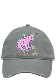 Simply Southern Preppy Collection Pig Hat In Gray Hat Pig Clothes Collection Preppy Southern Shoe Accessories