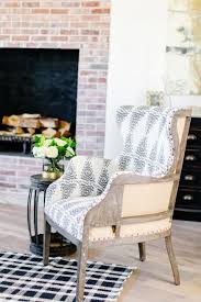Stunning Accent Chair Brings Subtle Texture To The Modern Farmhouse Living Room Farm House Living Room Family Room Accent Chair Farmhouse Living Room Furniture