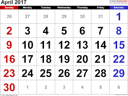 To download a calendar, right click on a calendar image and then choose save image as pdf calendar: April 2017 Calendar Templates For Word 1887025 Png Images Pngio