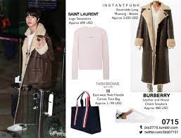 Jacket, shoes, necklace and ring by givenchy; Bts Fashion Style Finder 191121 Jin Instantfunk Reversible Long