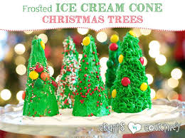 Christmas cookie dough ice cream: Fun To Make Edible Christmas Tree Craft