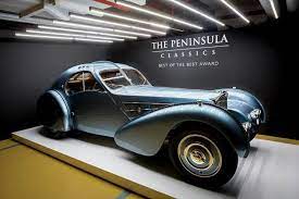 1936 Bugatti Type 57sc Coupe Atlantic Wins Third Annual The Peninsula Classics Best Of The Best Award - Luxe Beat Magazine Bugatti Type 57 Bugatti Art Deco Car