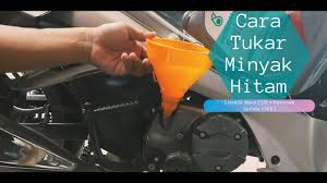 apa sebab enjin motor tidak dapat start? Cara Tukar Minyak Hitam Honda Wave 125i Youtube