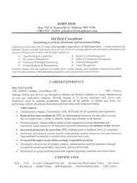 Oil Field Job Resume Sample By Cando Career Coaching