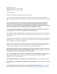 When writing an email, whether it is for professional, educational, or friendly reasons, it is customary to greet the person by saying something along the lines of, i hope all is well. Https Bc3 Edu Services Pdf A 20message 20from 20the 20president Pdf