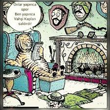 Karikatur Karikatur Komik Mizah Erkek Adam Aslan Kaplan Hayvan Vahsi Spor Avci Http Turkrazzi Com Ipost 1523396986 Karikatur Mizah Sanatsal Baski