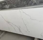 Statuario White Marble Slab, For Flooring, Thickness: 12 mm