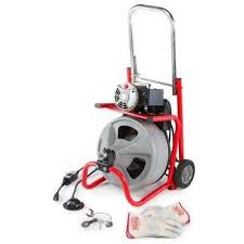 115 Volt K 400 Drain Cleaning Drum Machine With C 32 3 8 In Integral Wound Cable And Tool Set Boiler Repair Drain Cleaner Clean Machine