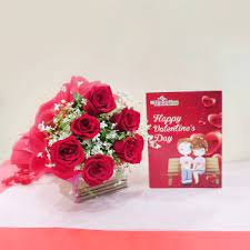 Send valentines flowers and card. Send Valentine Flowers And Greeting Cards Online Myflowertree